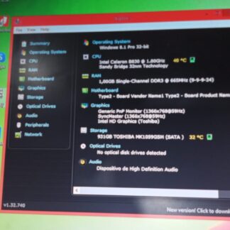 Repuestos Partes De Notebook Toshiba C840 L840 C845 L845, Motherboard Ok