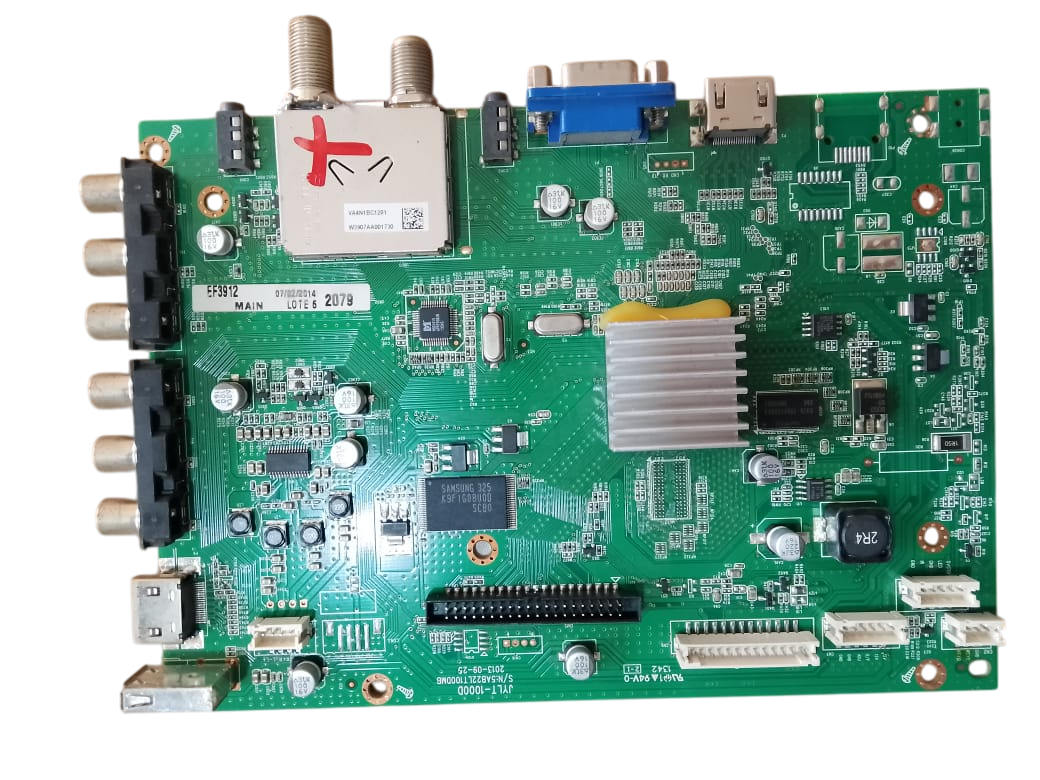 Tv Admiral Ef3912 Con Pantalla Rota. Para Sacar Repuestos. - Imagen 6