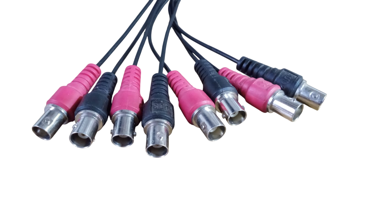 Cable Conector Db15 Macho con 4 salidas BNC De Video y 4 RCA De Audio. - Imagen 2
