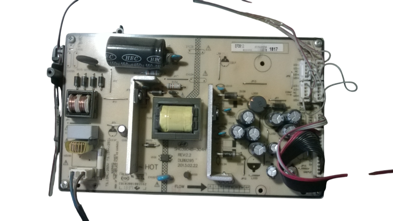Tv Admiral Ef3912 Con Pantalla Rota. Para Sacar Repuestos. - Imagen 4