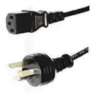 Cable de Corriente, Interlock o Power con enchufe Argentino de 3 Patas para PC Monitor Fuente