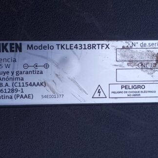 Repuestos Tv Smart Telefunken Tkle4318rtfx.