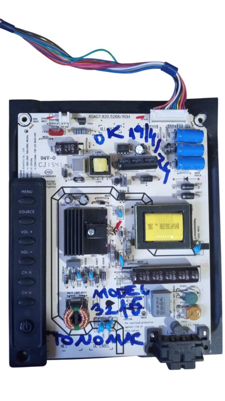 Repuestos Del Tv Tonomac To-3216-hd Fuente Wiffi (Usado) - Imagen 3